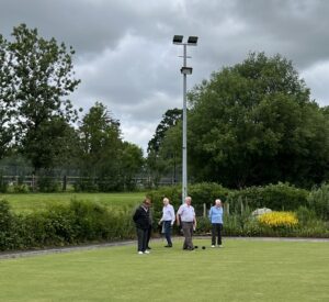 Club walking group outdoors