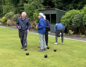 Bowls players on the green